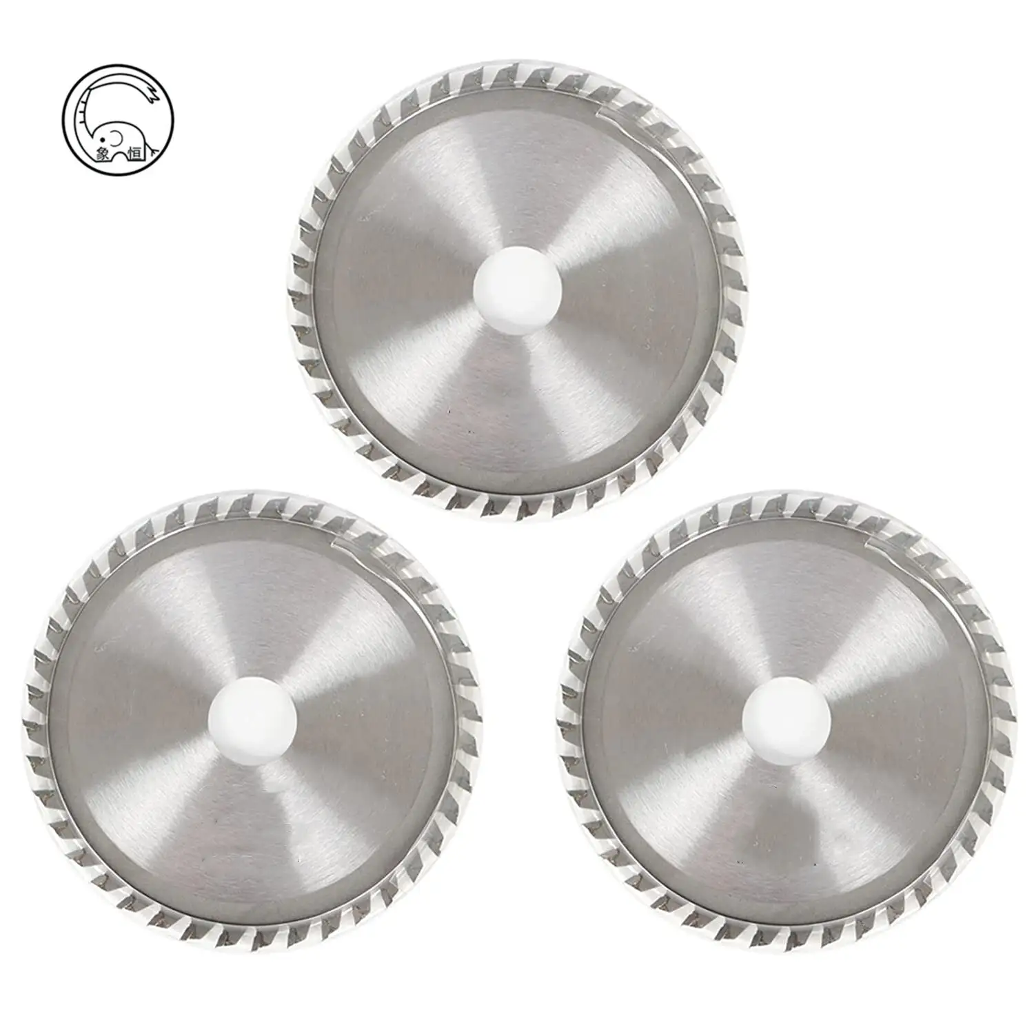 4-1/2" 40T Hartmetallbestückte, lasergeschweißte Sägeblätter 7/8" 3 Stück 1