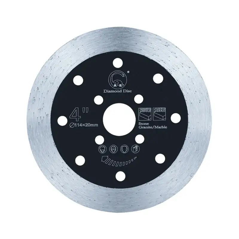 Turbo 4" Diamant-Mini-Fliesensägeblatt für Trocken- und Nassanwendungen, Industrie-OEM 1