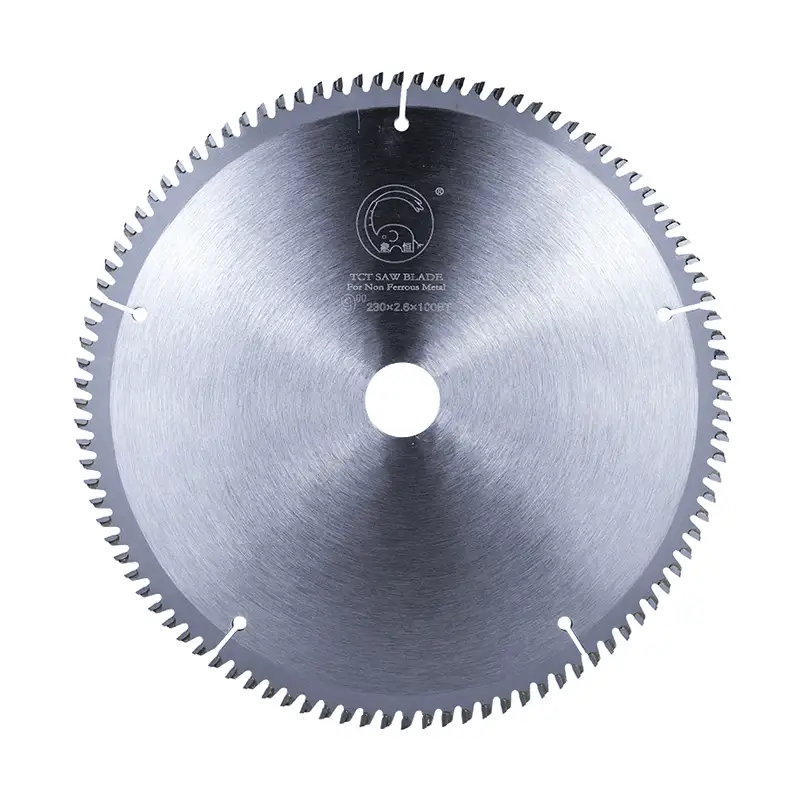 Lưỡi dao cắt gỗ TCT công nghiệp tùy chỉnh OEM 230x25.4mm màu trắng 1