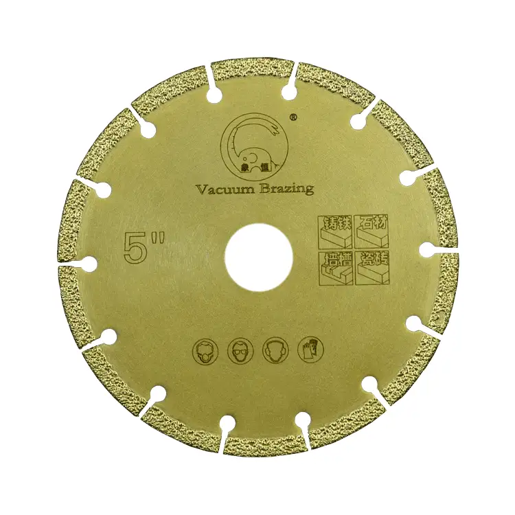 X&amp;H 125 mm vakuumgelötetes Nitrid-Diamant-Sägeblatt für Metall, 3 Jahre Garantie 1