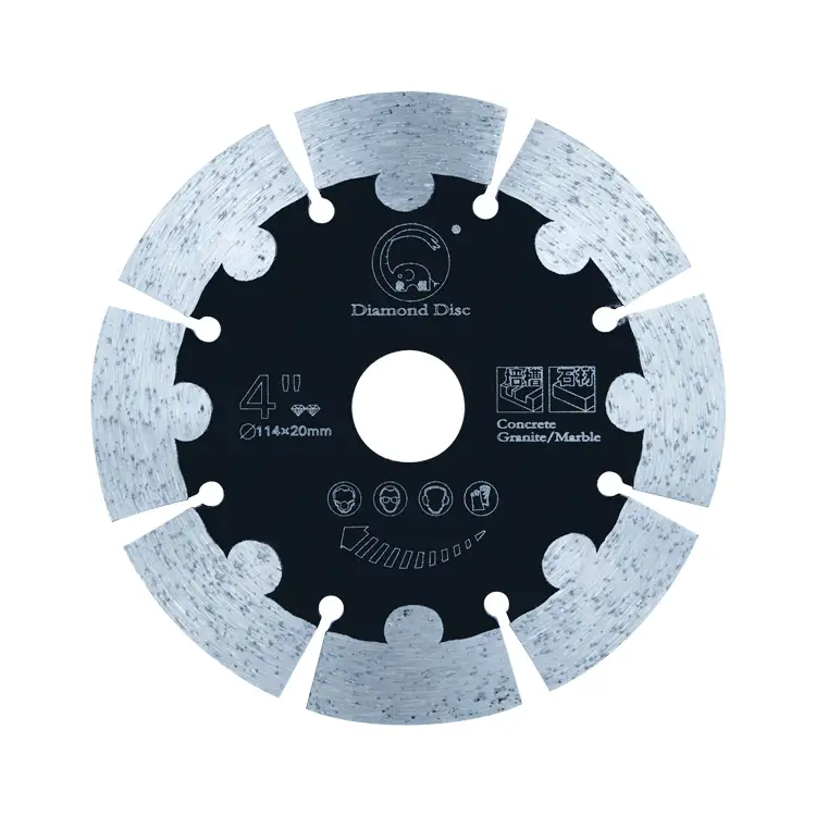 Diamond Mini 4"(114mm) Testere Bıçağı OEM Sıcak Pres Duvar/Taş 1