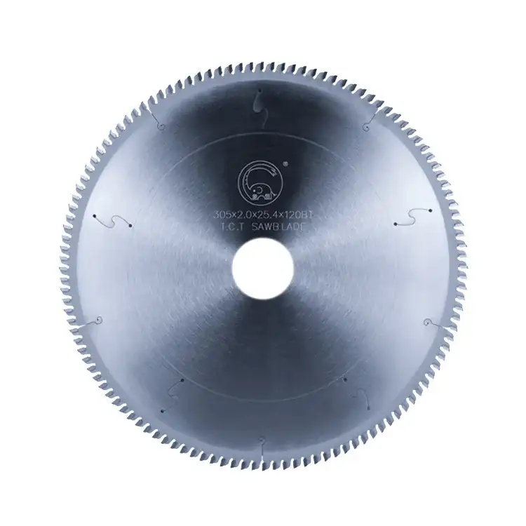 Lâmina de serra de metal duro TCT de 355 mm com 100 dentes, soldada a laser para alumínio. 1