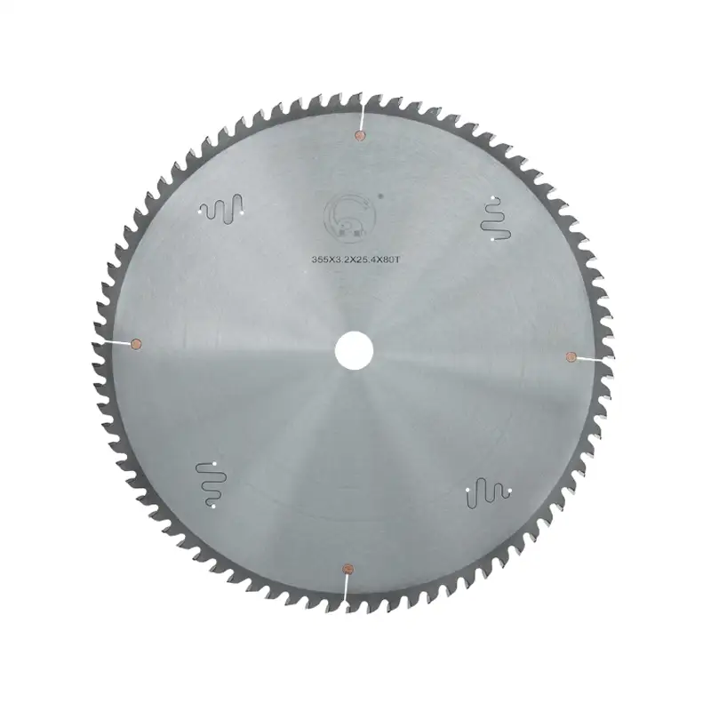 Hoja de sierra circular ranuradora TCT de corte fino de 455 mm para aluminio 1