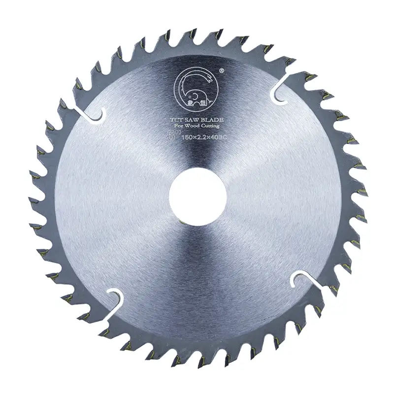 Hoja de sierra para madera TCT de 150 mm, puntas de carburo, soldada con láser. 1