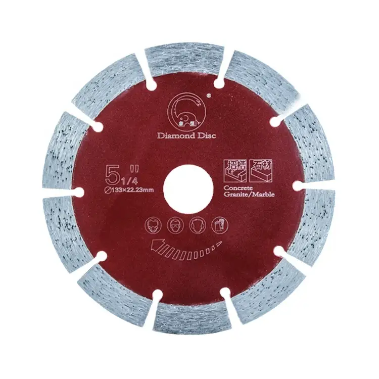 Diamond Mini 5,25 Zoll/133 mm HP WC-Scheibe Beton/Granit OEM 1