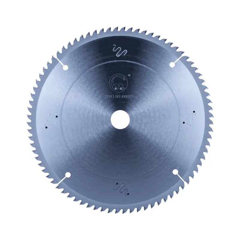 Lâmina de serra X&amp;H TCT de 255 mm com 60 dentes, furo de 25,4 mm e 3 mm de diâmetro para alumínio. 1