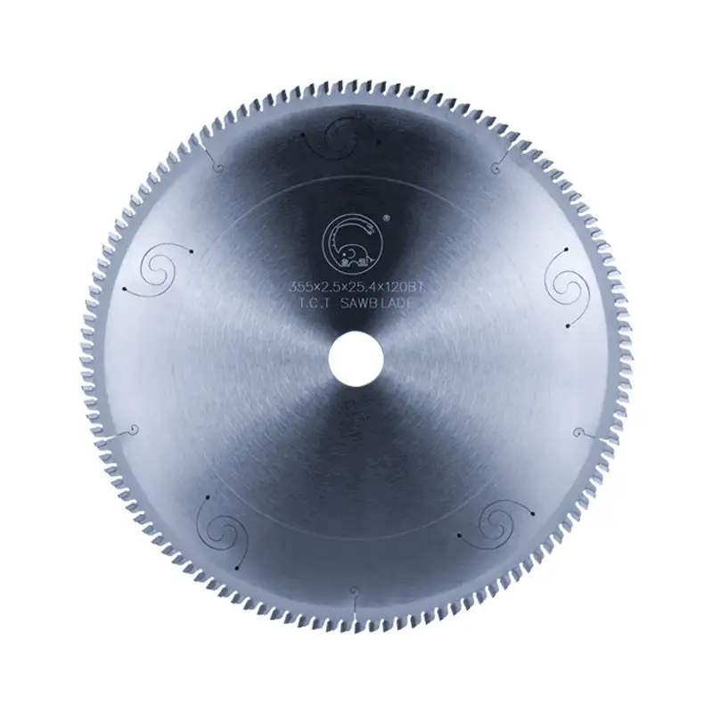 Lâmina de alumínio X&amp;H Thin Kerf TCT WC 355x25,4x2,5 120T 1