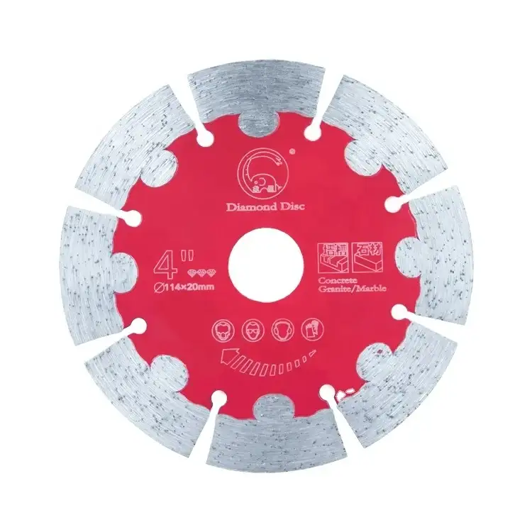 Discos de sierra de diamante de 4" a 9" para mampostería, hormigón y mármol. 1