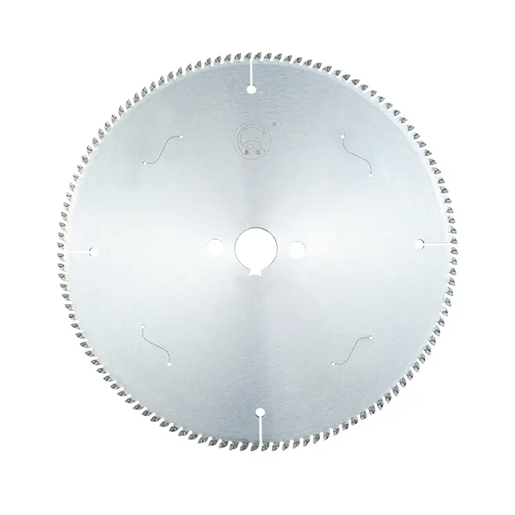 255 mm TCT-Dünnschnitt-Laserschweiß-Metallsägeblatt für Stahl 1