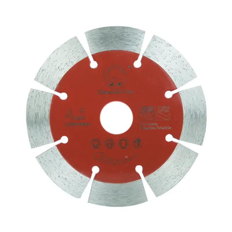 Maßgefertigte 115x1,8x20mm Diamanttrennscheibe für WC-Reinigung in Marmor/Stein 1
